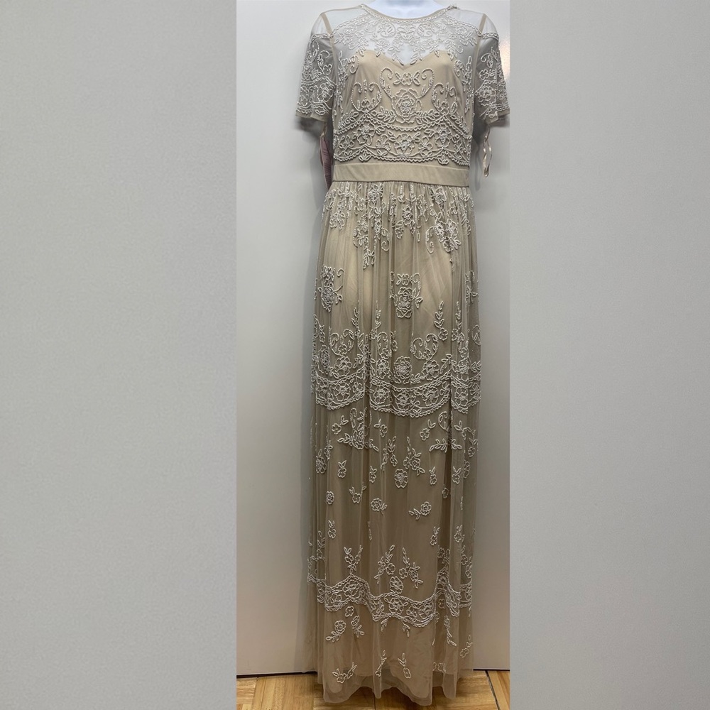 - BHLDN Ruby Dress Beaded Gown - Picture 7 of 11